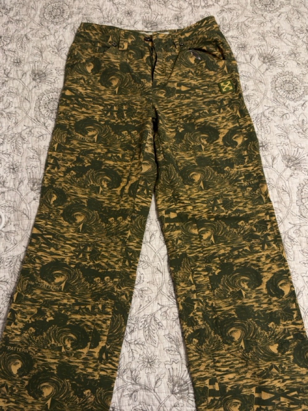 Off-White Resort 2020 Green Carpenter Pants